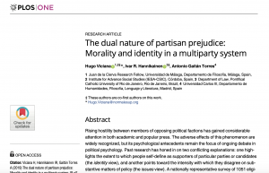 The dual nature of partisan prejudice: Morality and identity in a multiparty system